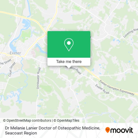 Mapa de Dr Melanie Lanier Doctor of Osteopathic Medicine