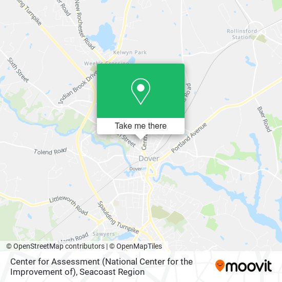 Center for Assessment (National Center for the Improvement of) map