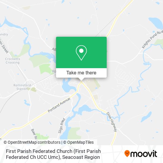 Mapa de First Parish Federated Church (First Parish Federated Ch UCC Umc)