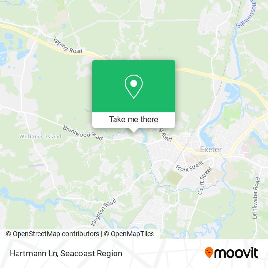 Hartmann Ln map