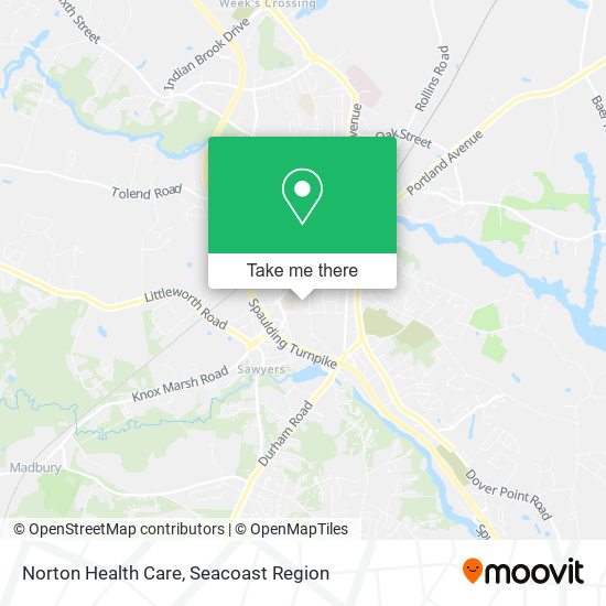 Norton Health Care map