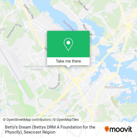 Mapa de Betty's Dream (Bettys DRM A Foundation for the Physclly)