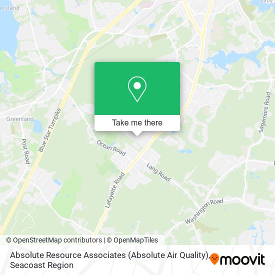 Absolute Resource Associates (Absolute Air Quality) map