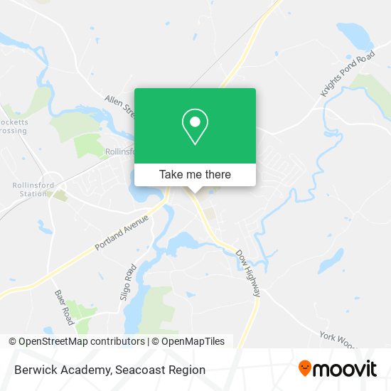 Berwick Academy map