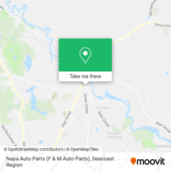 Mapa de Napa Auto Parts (F & M Auto Parts)