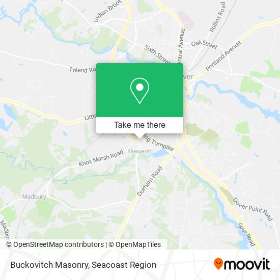 Buckovitch Masonry map