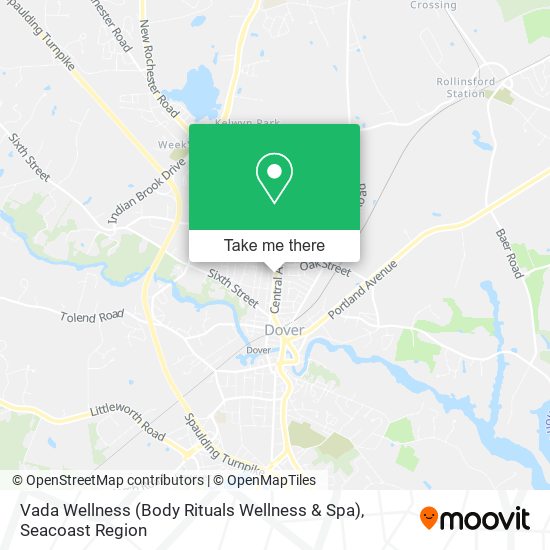 Mapa de Vada Wellness (Body Rituals Wellness & Spa)