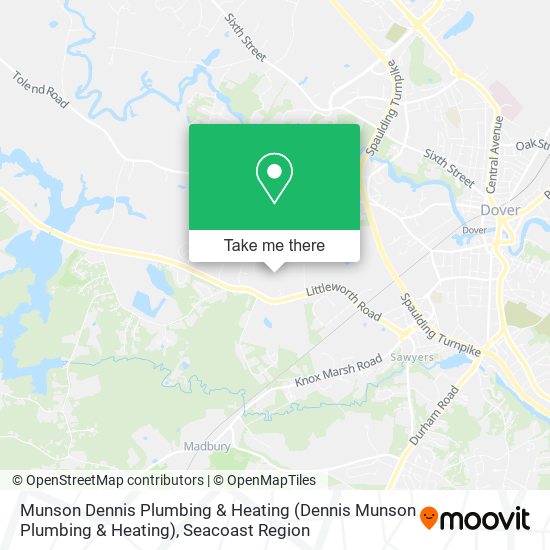 Munson Dennis Plumbing & Heating map