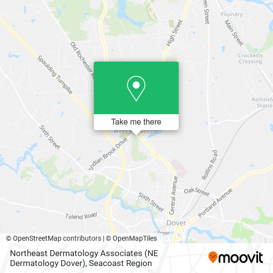 Northeast Dermatology Associates (NE Dermatology Dover) map