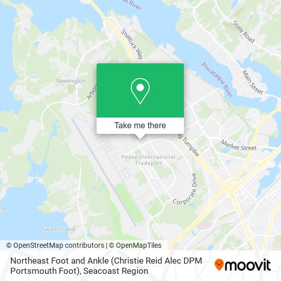 Northeast Foot and Ankle (Christie Reid Alec DPM Portsmouth Foot) map