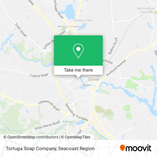 Tortuga Soap Company map