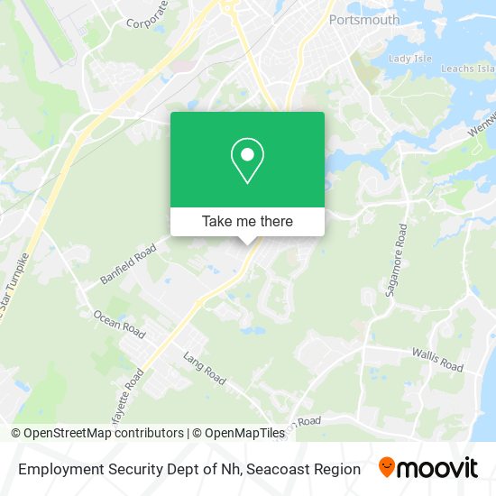 Employment Security Dept of Nh map