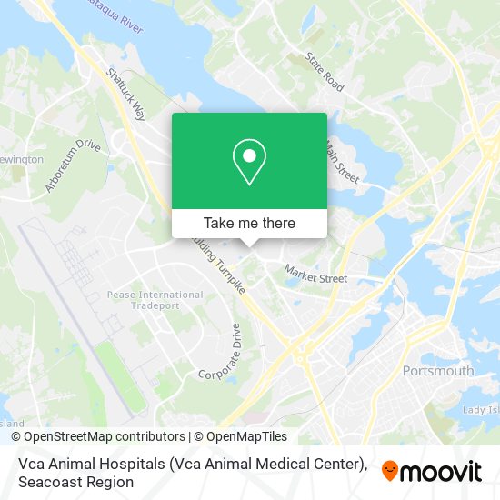 Mapa de Vca Animal Hospitals (Vca Animal Medical Center)