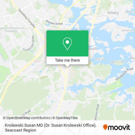 Krolewski Susan MD (Dr. Susan Krolewski Office) map