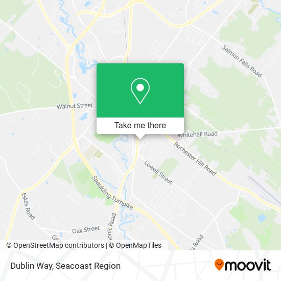 Mapa de Dublin Way