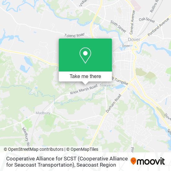 Mapa de Cooperative Alliance for SCST (Cooperative Alliance for Seacoast Transportation)