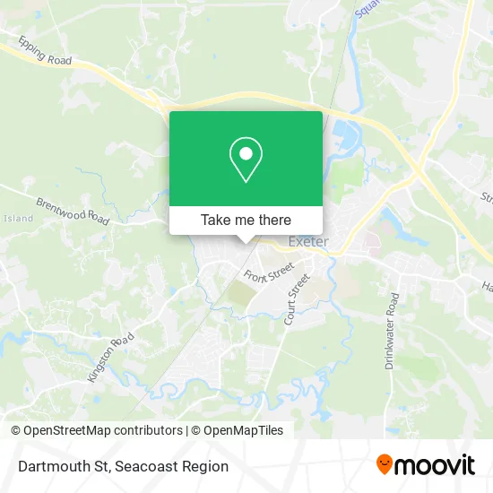Dartmouth St map