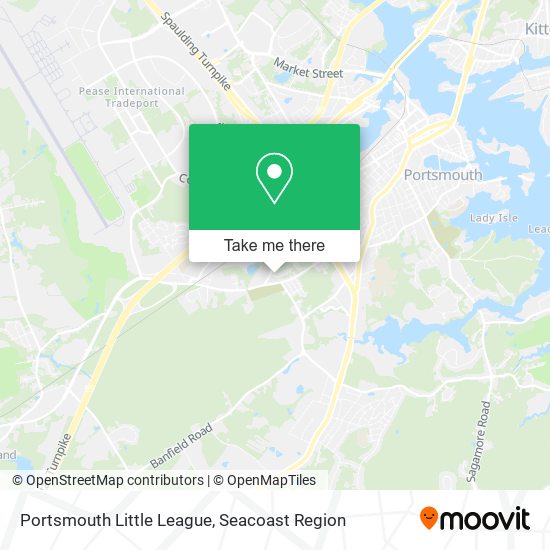 Mapa de Portsmouth Little League