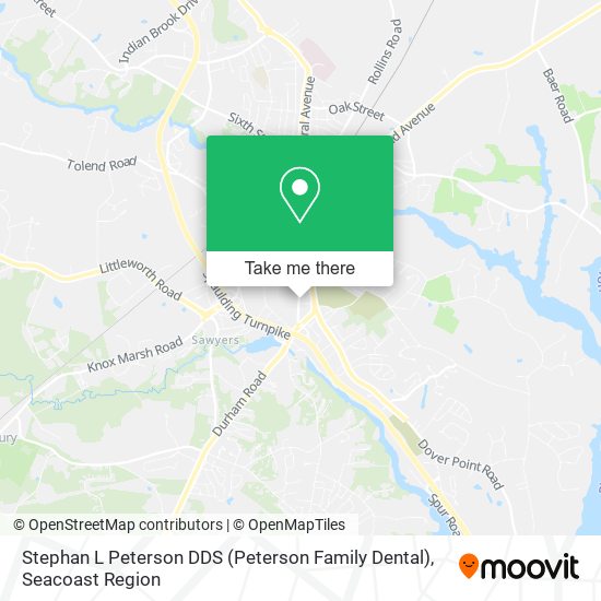 Stephan L Peterson DDS (Peterson Family Dental) map