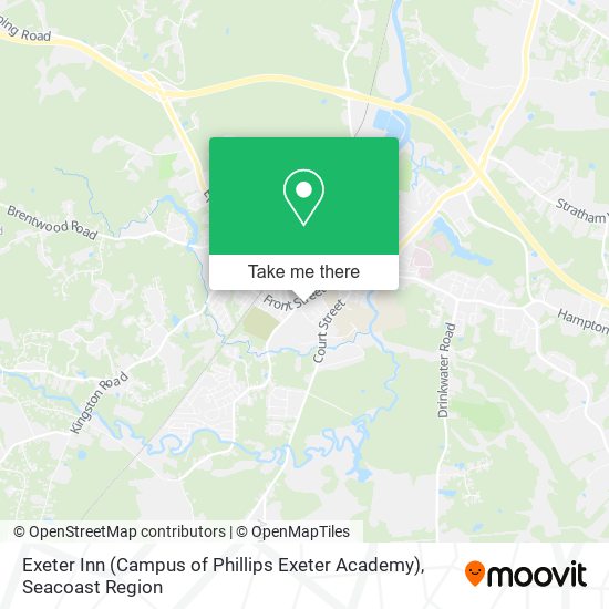 Mapa de Exeter Inn (Campus of Phillips Exeter Academy)