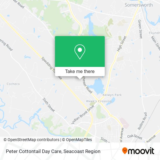 Peter Cottontail Day Care map