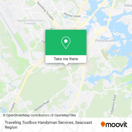 Mapa de Traveling Toolbox Handyman Services