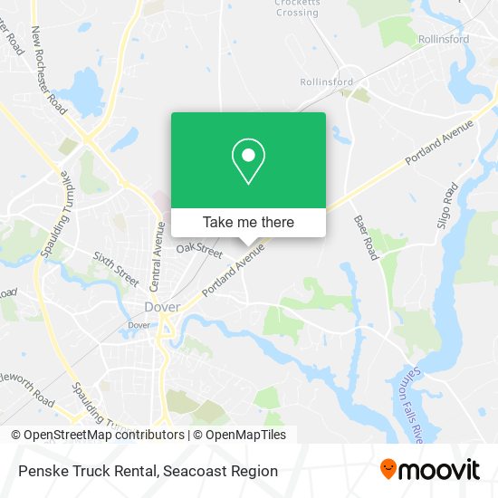 Mapa de Penske Truck Rental