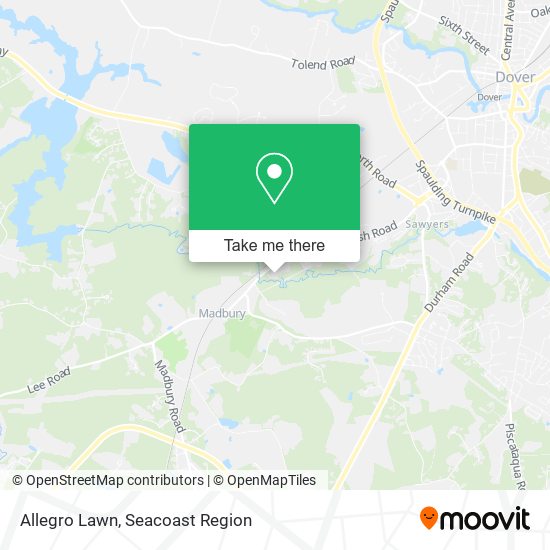 Allegro Lawn map