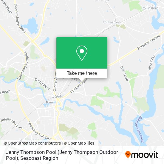 Jenny Thompson Pool map
