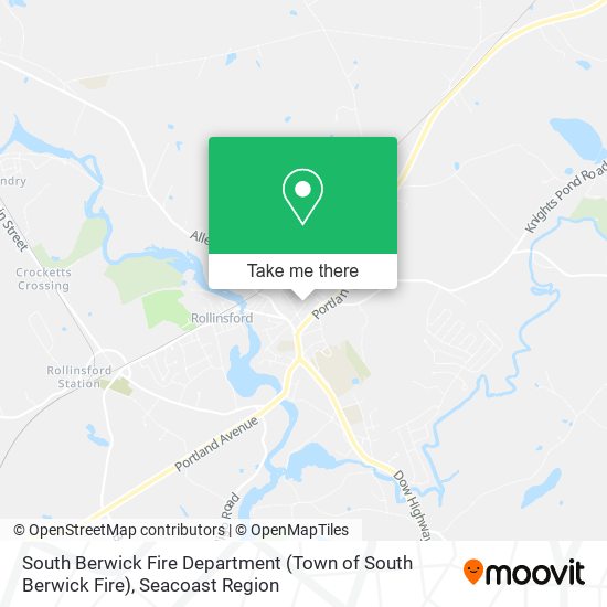 South Berwick Fire Department (Town of South Berwick Fire) map