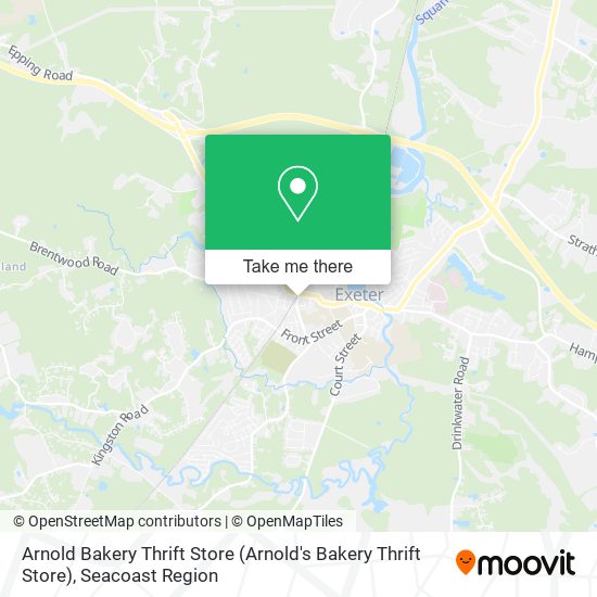 Arnold Bakery Thrift Store map