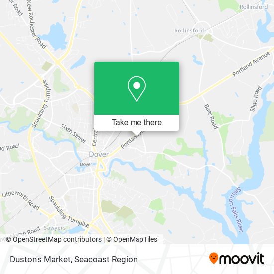 Duston's Market map