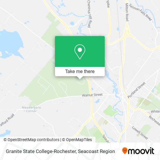 Granite State College-Rochester map