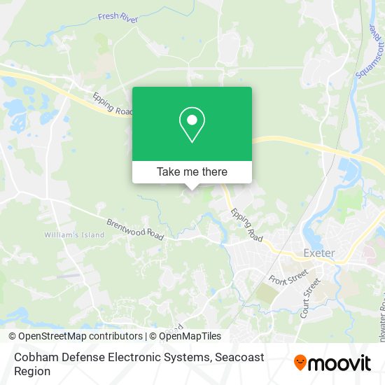 Mapa de Cobham Defense Electronic Systems