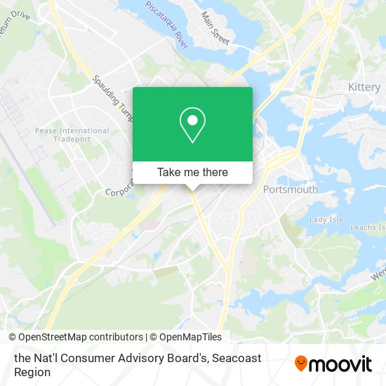 Mapa de the Nat'l Consumer Advisory Board's