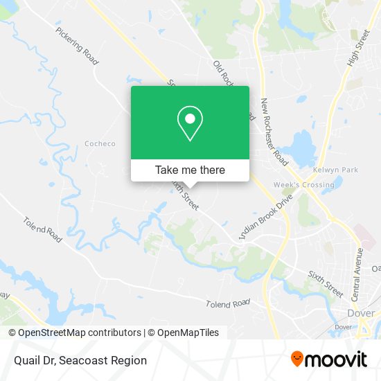 Quail Dr map