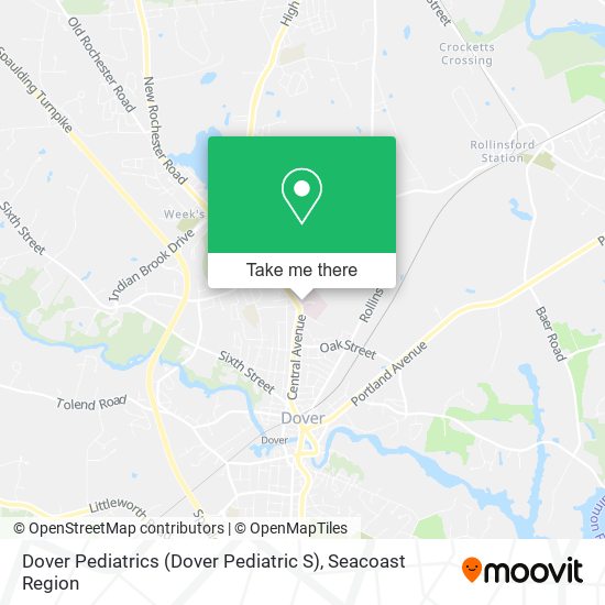 Dover Pediatrics (Dover Pediatric S) map