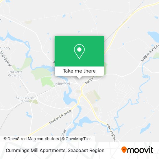Cummings Mill Apartments map