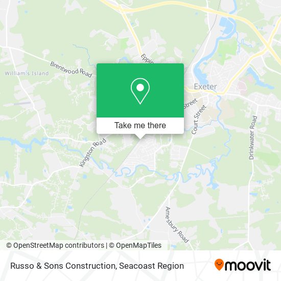 Russo & Sons Construction map