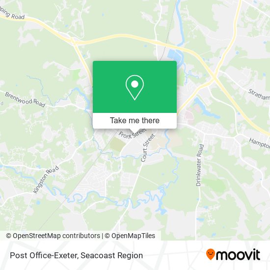 Post Office-Exeter map