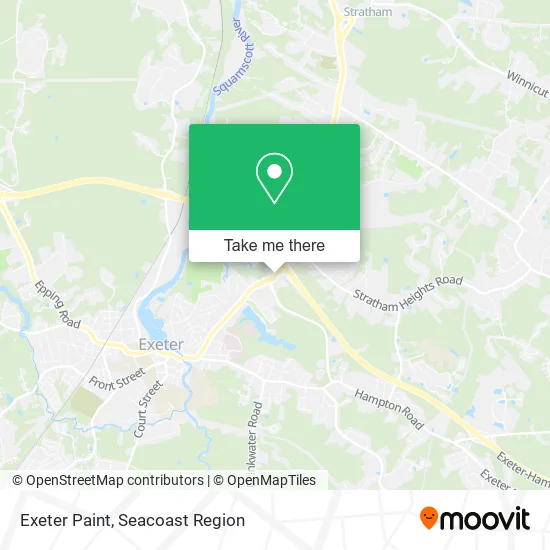 Exeter Paint map