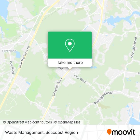 Waste Management map