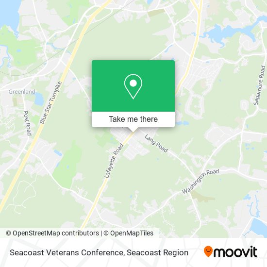 Seacoast Veterans Conference map