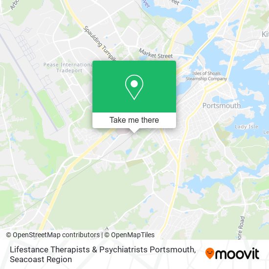 Mapa de Lifestance Therapists & Psychiatrists Portsmouth