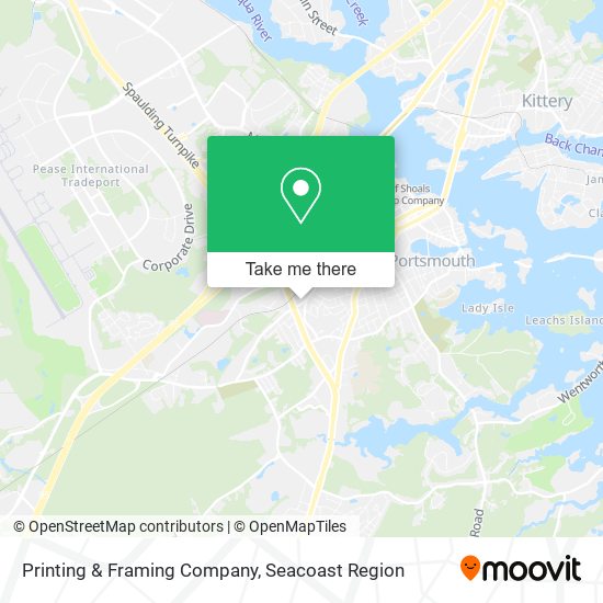 Mapa de Printing & Framing Company