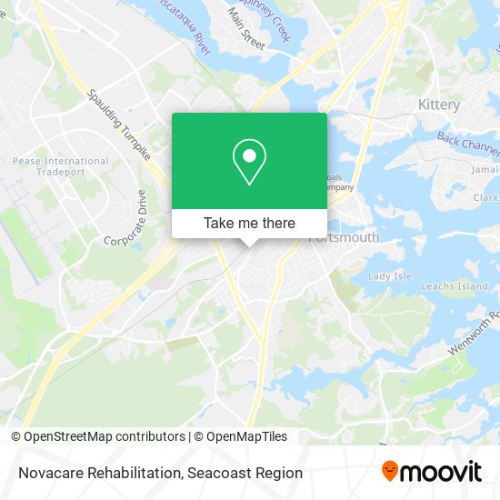 Novacare Rehabilitation map