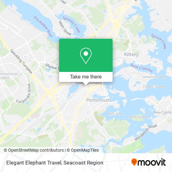 Elegant Elephant Travel map