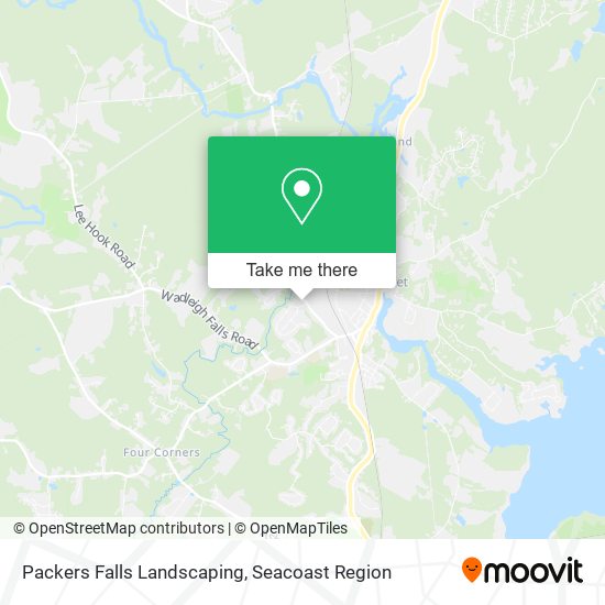 Packers Falls Landscaping map