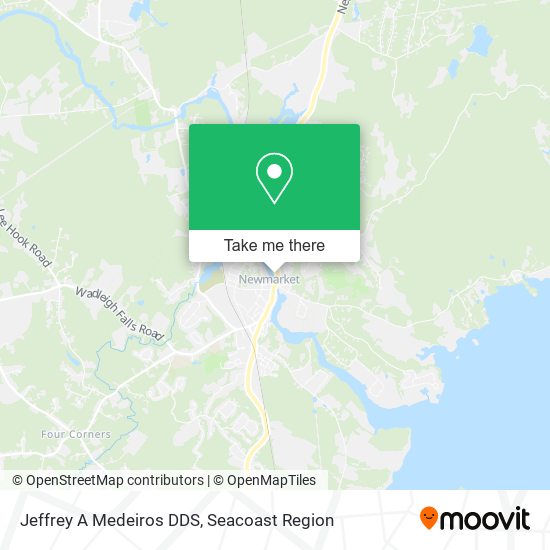 Jeffrey A Medeiros DDS map