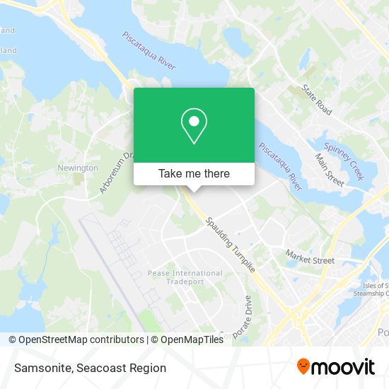 Samsonite map